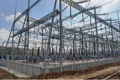 山西北部明海湖變電站擴(kuò)建工程投運(yùn)
